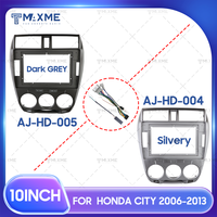Offre de réduction Pièces de voiture Cadre de panneau 10 pouces pour Honda City 2006-2013 Installation de radio de voiture Cadre de tableau de bord Cadre de stéréo de voiture