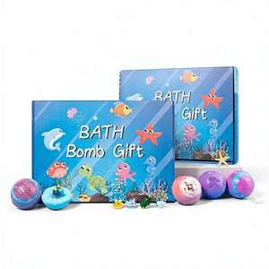 2026 12Pcs/Pack Bath Bombs with Toy Inside Bath Bombs Bubble <b>Easter</b> <b>Gift</b> Ocean Toy Bath Salt Ball Sleeve <b>Box</b> Bath Bombs for Kids - Product Image 4