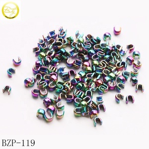 Curseur de <span class=keywords><strong>fermeture</strong></span> éclair en métal personnalisé dents de nickel couleur Gunmetal caractéristique durable <span class=keywords><strong>fermeture</strong></span> éclair arrêt supérieur pour chaussures vêtements sacs boîte à épingles en nylon - Product Image 4
