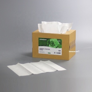 Boîte pop-up filée blanche non tissée de taille <span class=keywords><strong>personnalisée</strong></span> de haute qualité chiffons de nettoyage à sec sans poussière légers serviettes propres - Product Image 4