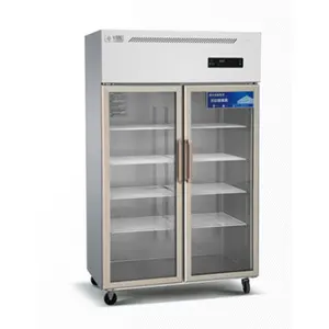 Equipamento de refrigeração Refrigerador de garrafas de vinho em aço inoxidável Refrigeradores comerciais Armários Refrigeradores e Freezers verticais