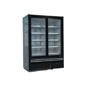 Novo equipamento de refrigeração para supermercados, armações de porta com economia de energia, freezer vertical