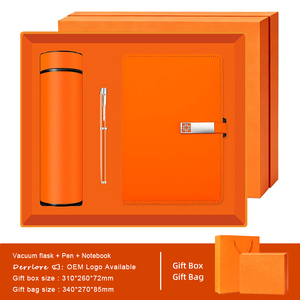 Coffret cadeau fille cahier + stylo métal + fiole sous vide 3 en 1 coffret cadeau combo rose pour fille - Product Image 6