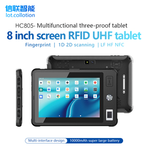 Hc805 OEM giá rẻ 8 inch gồ ghề máy tính bảng với wifi <span class=keywords><strong>Android</strong></span> 15 NFC RFID UHF LF đọc dữ liệu Bộ sưu tập Máy quét mã vạch - Product Image 2