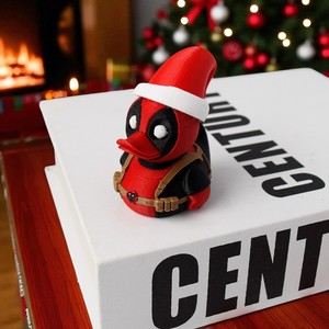 Vashine 3D Giáng Sinh Vịt Vui Đồ Chơi Trang Trí Nội Thất Hộp Mù Sinh Thái Tùy Chỉnh Tay Fan Mát Tiện Ích Sáng Tạo Nhựa Thủ Công Mỹ Nghệ Toi - Product Image 3