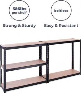 Mracking 가벼운 의무 창고 선택적 선반 금속 강철 맞춤형 창고 랙 창고 보관 시스템 볼트리스 랙 - Product Image 4