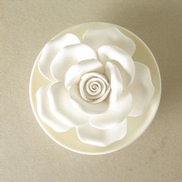 Diffuseur de fleurs en céramique sans flamme, parfum d'aromathérapie