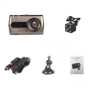 4 inch HD tầm nhìn ban đêm ống kính kép 1080P Full HD Video xe ô tô lái xe ghi video W222 - Product Image 3