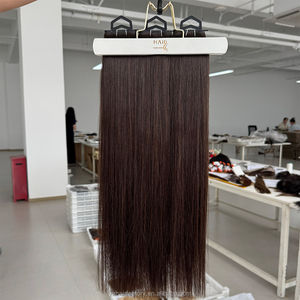 Extensiones de Cabello Adhesivas Invisibles Populares, Trama de Cabello Virgen de Lujo con Cutícula Intacta, Trama Inyectada de Doble Cara con Orificios Completos - Product Image 4