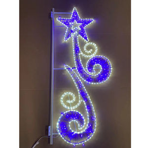 Guirlande lumineuse LED d'extérieur, motif <span class=keywords><strong>de</strong></span> crème glacée <span class=keywords><strong>de</strong></span> Noël, pour la décoration des centres commerciaux - Product Image 2