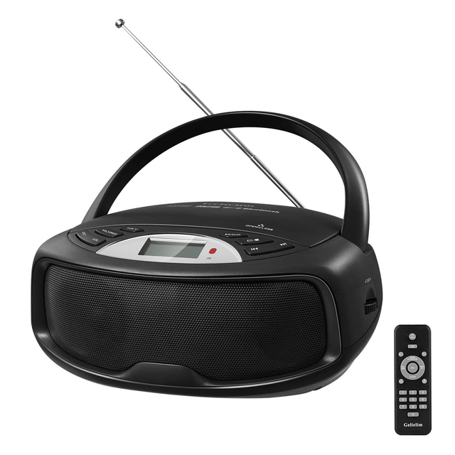 Factory Custom Multi-Function Portable CD Player with FM Radio USB Player AUX Input Karaoke Function For Home/Outdoor Use