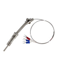 Termometer Termokopel Tipe K J Kustom Langsung dari Pabrik Sensor Tekanan Pegas Akurat 0-600 Probe Baja Tahan Karat OEM