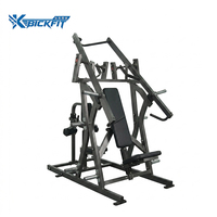 Machine combinée 2-en-1 ISO-Lateral Chest Press et Lat Pulldown à charge par plaques pour entraînement de force – Vente directe usine