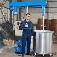 Mélangeur agitateur Keda anti-explosion 1000L 7,5kW pour la production de peinture avec des matériaux SUS316L/SUS304L, niveau de sécurité élevé