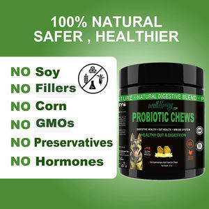 Formule avancée de multivitamines et de probiotiques avec graines de lin. 60 comprimés aromatisés au yaourt aux bleuets |   Complément alimentaire. - Product Image 2