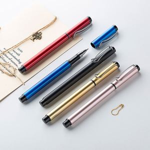 Slim Straight Barrel Anodized Aluminum Twist Gel Ink <b>Pen</b> <b>Multi</b> <b>Color</b> Rotating Metal Signature <b>Pen</b> Custom Logo Promotional Gift - Product Image 3