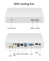 Mini PC XCY avec processeur Intel Celeron J1900 Quad Core, ordinateur de bureau multimédia et de bureau pour l'éducation et la maison