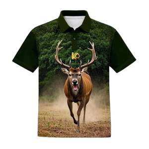 Tùy Chỉnh Chất Lượng Cao Trọng Lượng Nhẹ Upf50 + Nhanh Chóng Khô Thoáng Khí UV Bảo Vệ Chiến Thuật Úc Deer Hunter Câu Cá Polo Áo Sơ Mi - Product Image 2