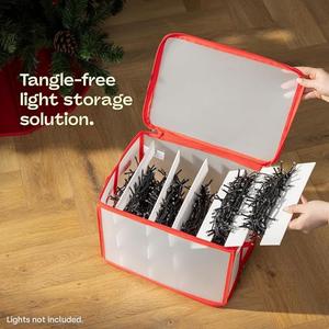 Trong Suốt Có Thể Gập Lại Xmas Giáng Sinh Kỳ Nghỉ Trang Trí Đèn Bóng Đèn <span class=keywords><strong>Cube</strong></span> Lưu Trữ Hộp Container Giáng Sinh Hộp - Product Image 4