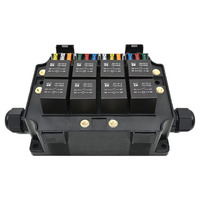 Nouvelle boîte à fusibles et relais étanche pour camion 12V 24V en cuivre et plastique certifiée CE, lame ATC haute capacité de coupure 25kA/35kA 50/60Hz