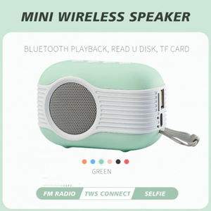 Haut-parleur stéréo rechargeable, haut-parleur Bluetooth stéréo mobile TWS, mini haut-parleurs pour l'extérieur - Product Image 4