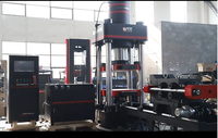 Machine d'essai de cisaillement par compression électro-hydraulique à commande micro-ordinateur YIYU 500kN ASTM, garantie 1 an pour usage industriel et en laboratoire