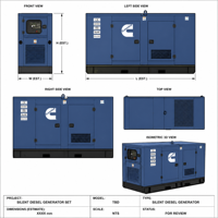 Groupe électrogène Cummins insonorisé diesel 1000KVA 1000kW 1500KVA 1250KVA Prix usine Genset Vente chaude