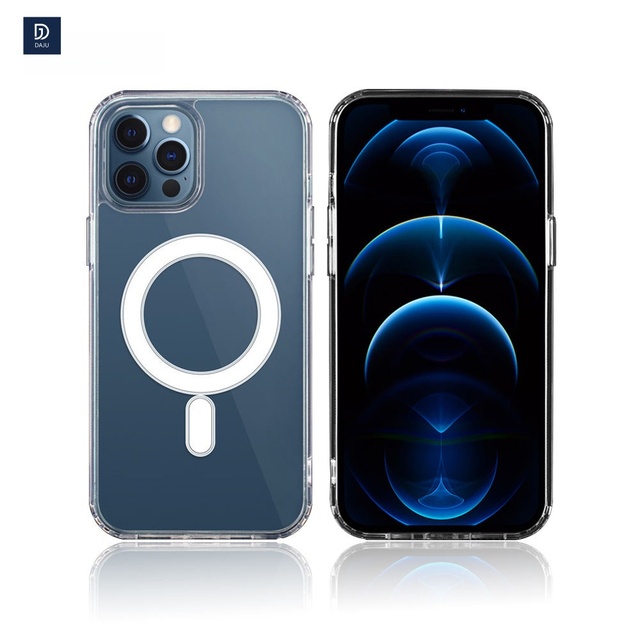 TPU+PC Anti-Yellow Case Magnetic Wireless Charging Shockproof Full Cover for iPhone 15/16E/16/17/18 Pro Max Plus OEM