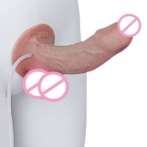 FAAK Dildo Realista con Prepucio y Función de Eyaculación, con Ventosa, Pene Artificial, Masturbador Femenino, Juguetes Sexuales para Mujeres, Plug Anal - Product Image 2