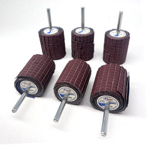 Rueda abrasiva <span class=keywords><strong>de</strong></span> óxido <span class=keywords><strong>de</strong></span> aluminio para lijado y pulido, tipo tela <span class=keywords><strong>de</strong></span> <span class=keywords><strong>esmeril</strong></span> y con solapas - Product Image 5