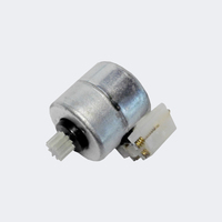 PrimoPal Motor Stepper Mini 10mm, catu daya dengan Driver miniatur dudukan poros langsung Magnet permanen 10by Motor Stepper Mini