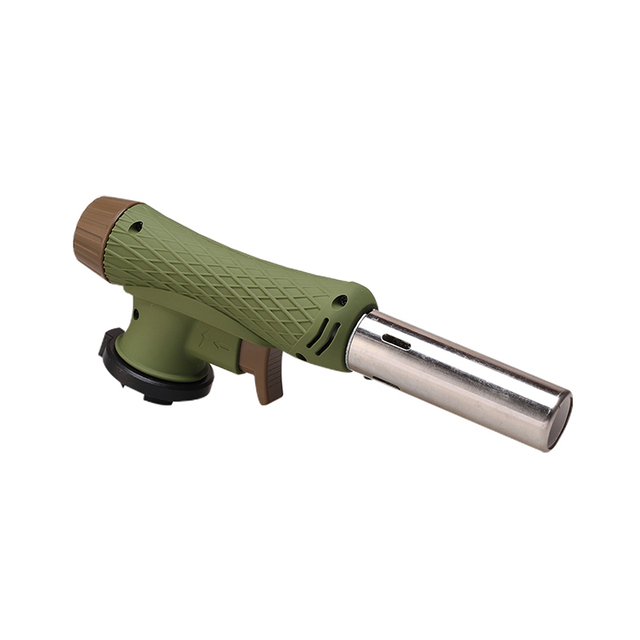 Modern Design Creative Plastic Butane Torch Jet Lighter Adjustable Windproof Gun Lighter for Office Use