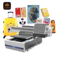 WD-ST-F6090 A1 Printer UV Inkjet Otomatis Baru dengan 3*XP600 Head 60x90cm 600x900mm Printer UV Industri Flatbed