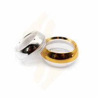 Vente Pot vide en plastique de luxe en acrylique transparent avec couvercle argenté pour emballage de capsule cosmétique safran 10g 20g 30g 50g