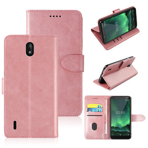 Bao Da Điện Thoại Cho <span class=keywords><strong>Nokia</strong></span> 1 Plus Folio Flip Ví Có Ngăn Đựng Thẻ - Product Image 1