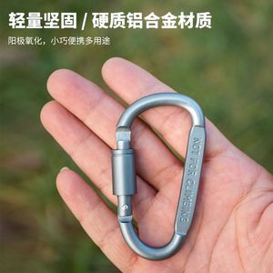 Aluminum Alloy Carabiner 111kg Load Durable <b>Safety</b> Buckle For Electric Scooters Backpack <b>Keychain</b> Water Bottle Hook - Product Image 3