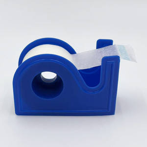 SJ kertas micrope plester non-tenun 1.25cm 2.5cm 5cm, pita medis perawatan luka kulit bedah dengan pemotong Dispenser - Product Image 6