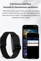 Gelang Kebugaran Kesehatan Pintar Tahan Air IP68 Layar OLED Kompatibel Android Gelang Olahraga Unisex