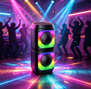 ABS-2402 Altavoz Inalámbrico Más Vendido Directo de Fábrica, RGB Pulse Deep Bass OEM/ODM, Envío en 7 Días, CE RoHS - Product Image 2