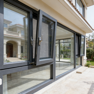 Fenêtres coulissantes horizontales en aluminium de style moderne avec moustiquaire intégrée, à ouverture vers l'intérieur - Product Image 5