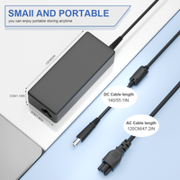 Adaptateur secteur pour ordinateur portable authentique 90W pour Dell E4300 E5410 E6320 E6400 E6430 19.5V 4.62A 7.4mm*5.0mm Chargeurs et adaptateurs de qualité supérieure