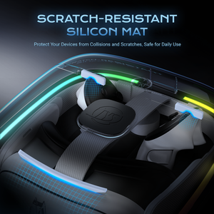 New Magnetic Charging Dock With Rechargeable <strong>Battery</strong> Pack for Meta QST <strong>3</strong>/3S Headset and Controllers ,Dynamic RGB Lighting - Product Image 6