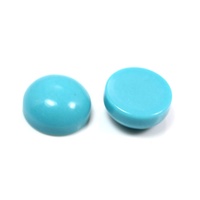 Cabochon en pierre Turquoise de taille 9mm, pierre naturelle ample pour la fabrication de bijoux