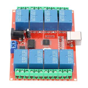 8 Channel Dc 5V 12V 24V Programmeerbare Relais Module Usb Computer Control Voor Smart Home - Product Image 3