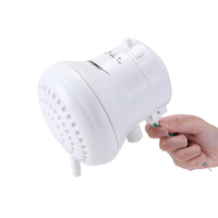 Chauffe-eau électrique instantané sans réservoir 5400W 220V 110V avec support mural en PP et pomme de douche