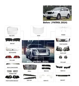 Good Quality Pickup Car Body kit for Nissan Patrol 2014 Upgrade Patrol 2020