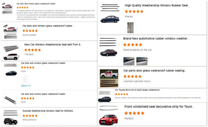 4ชิ้นชุดแม่พิมพ์แผ่นกันสาดหน้าต่างประตูสำหรับ Nissan <span class=keywords><strong>Patrol</strong></span> Y61 <span class=keywords><strong>Gu</strong></span> 80820-VB000 80821-VB000 82821-VB000 82820-VB000 - Product Image 6