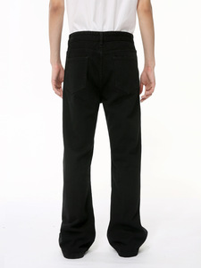 Pantalones Vaqueros para Hombre con Costuras Aleatorias y Detalles de Costura Aleatoria, Ajuste Holgado, Diseño Abstracto, Venta al por Mayor - Product Image 3