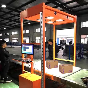 3d स्कैनिंग मशीन कन्वेयर स्कैनर प्रणाली गोदाम स्कैन Cubiscan स्कैनर मशीन