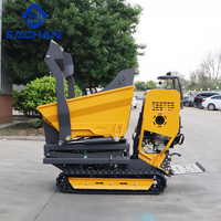 EACHAN Multifunktionaler Mini-Raupendumper für Forstwirtschaft und Gartenbau, Landwirtschaftlicher Raupendumper-Truck